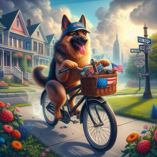 Taking your dog along on a bike ride