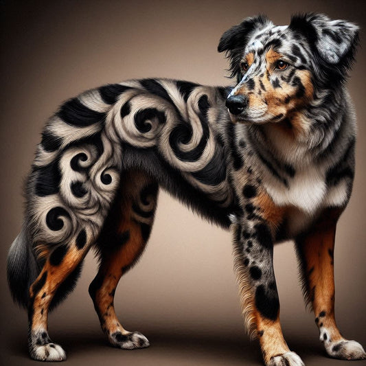 Merle Mutts and Unusual Patterns – Dogs with Rare or Striking Fur Patterns