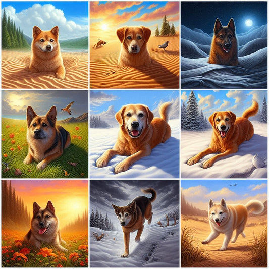 How Dogs Experience Different Terrains: Sand, Snow, Grass and; More