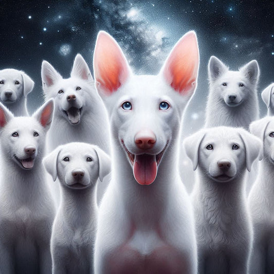 Albino & Leucistic Dogs – Unusual White-Coated Dogs and Their Genetics