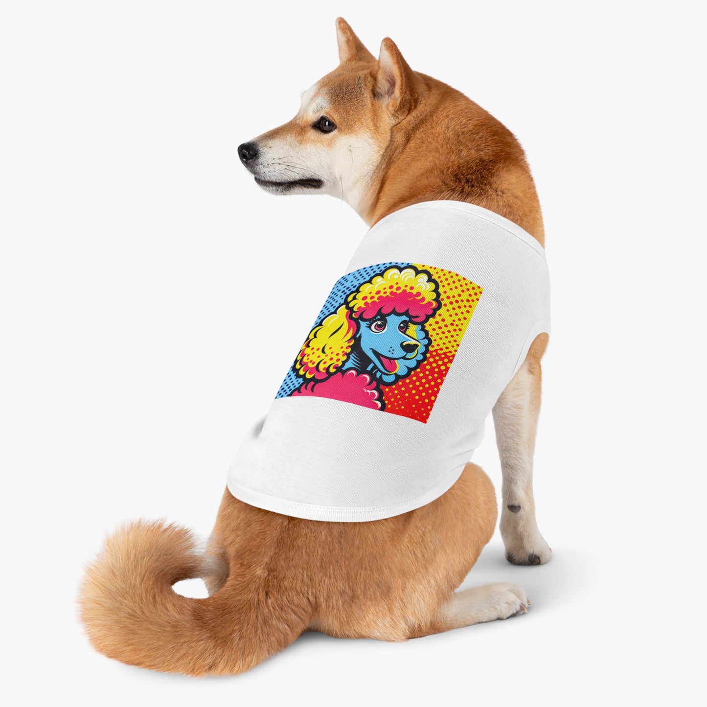 Pet Tank Top Poodle pretty colors