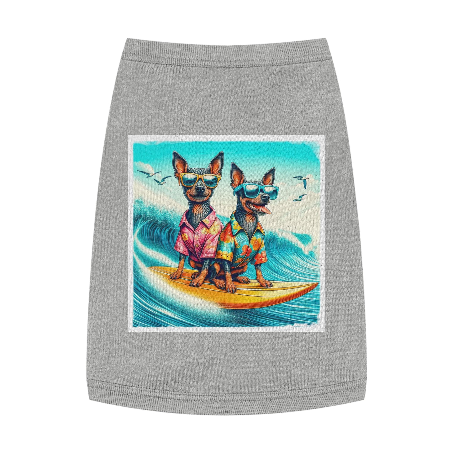 Mexican Hairless surfimg cutie shirt Pets Printify M Heather