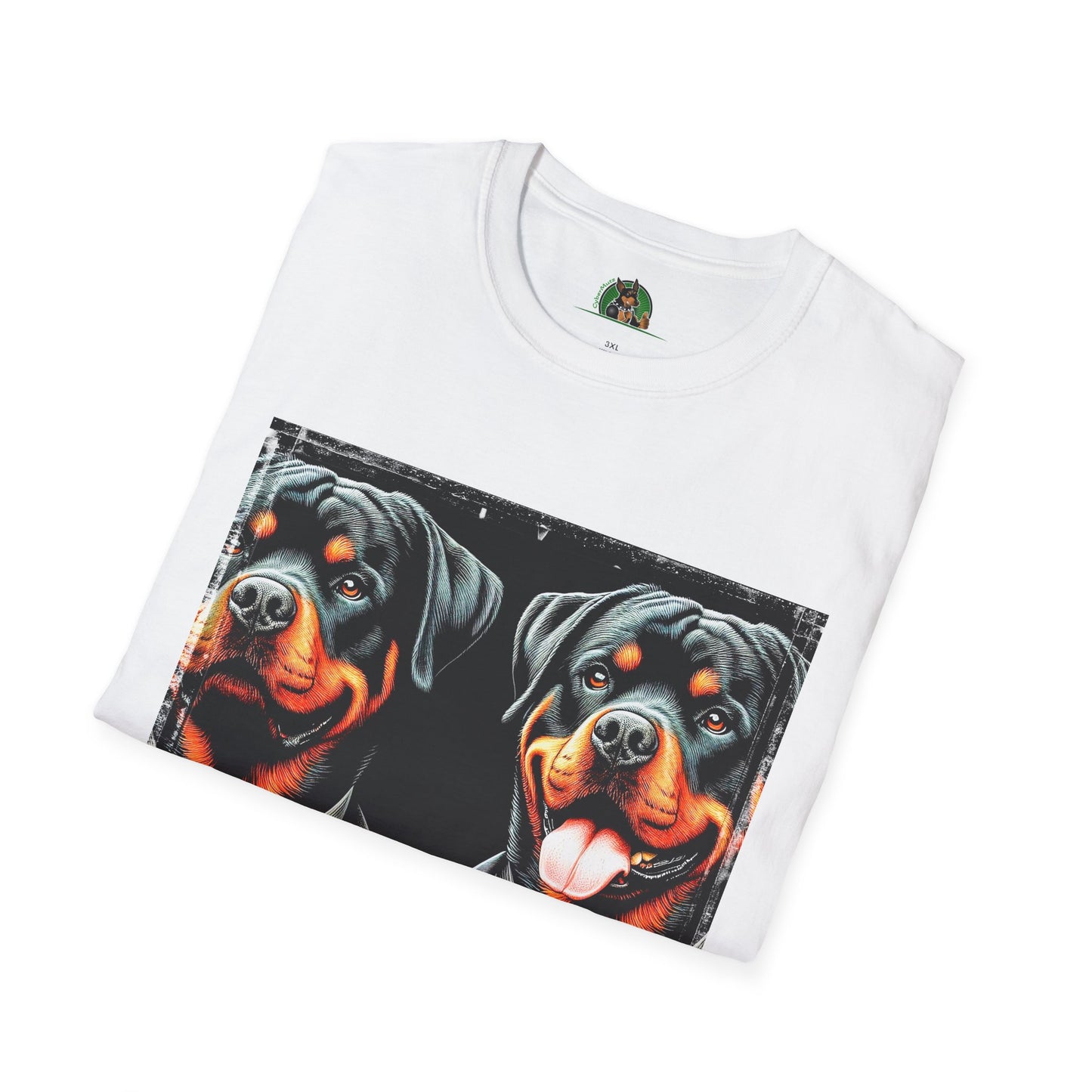 Rottweiler two suits shirt T-Shirt Printify