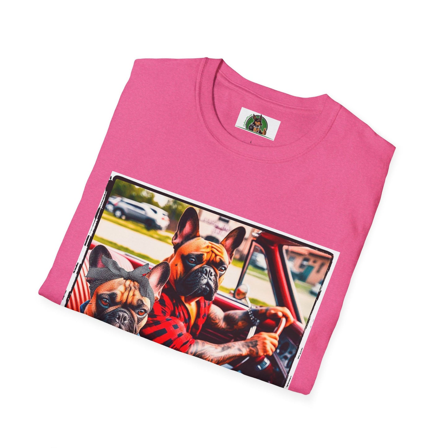 French Bulldog daughter and dad t shirt