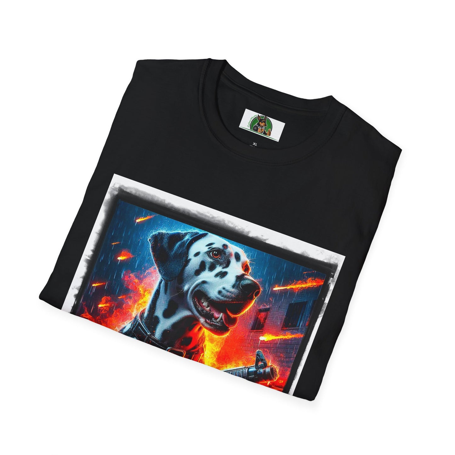 Dalmatian war hero t shirt T-Shirt Printify