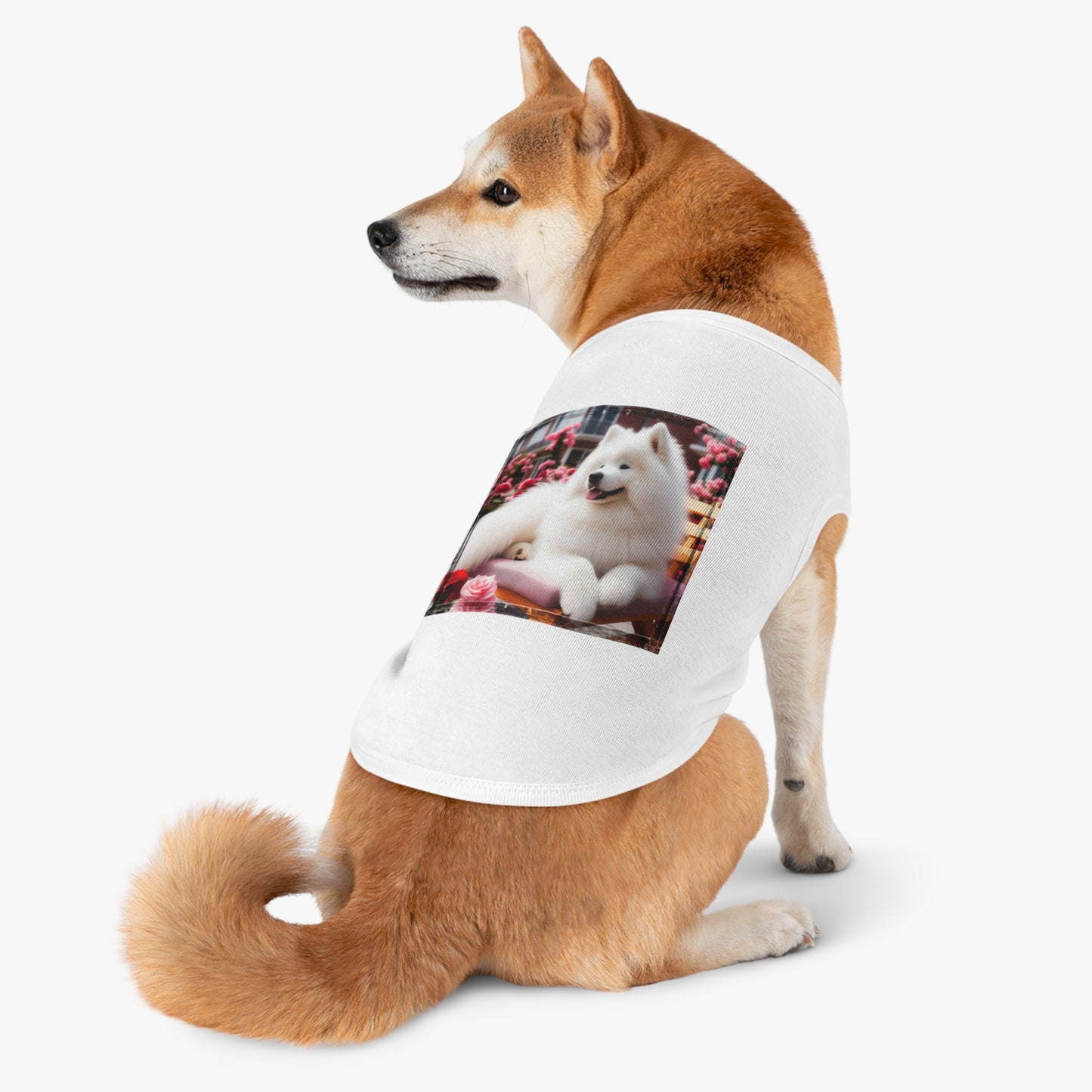 Pet Tank Top Husky fluffy girl