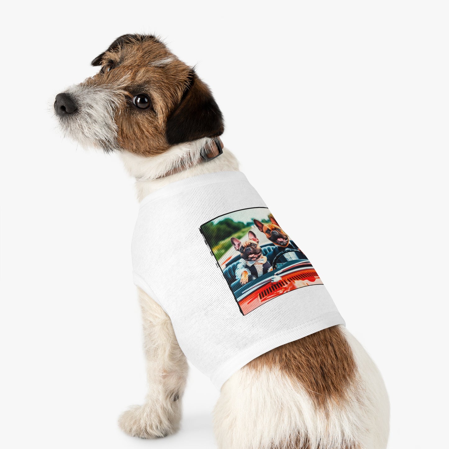 Wacky Pet Tank Top French Bulldog happy groomsmen t shirt Pets Printify