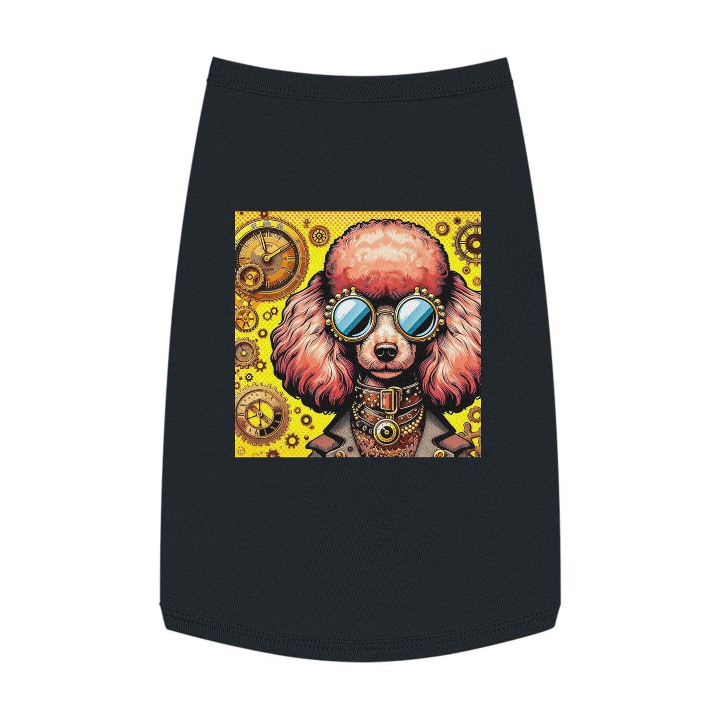 Pet Tank Top Poodle Pets Printify L Black