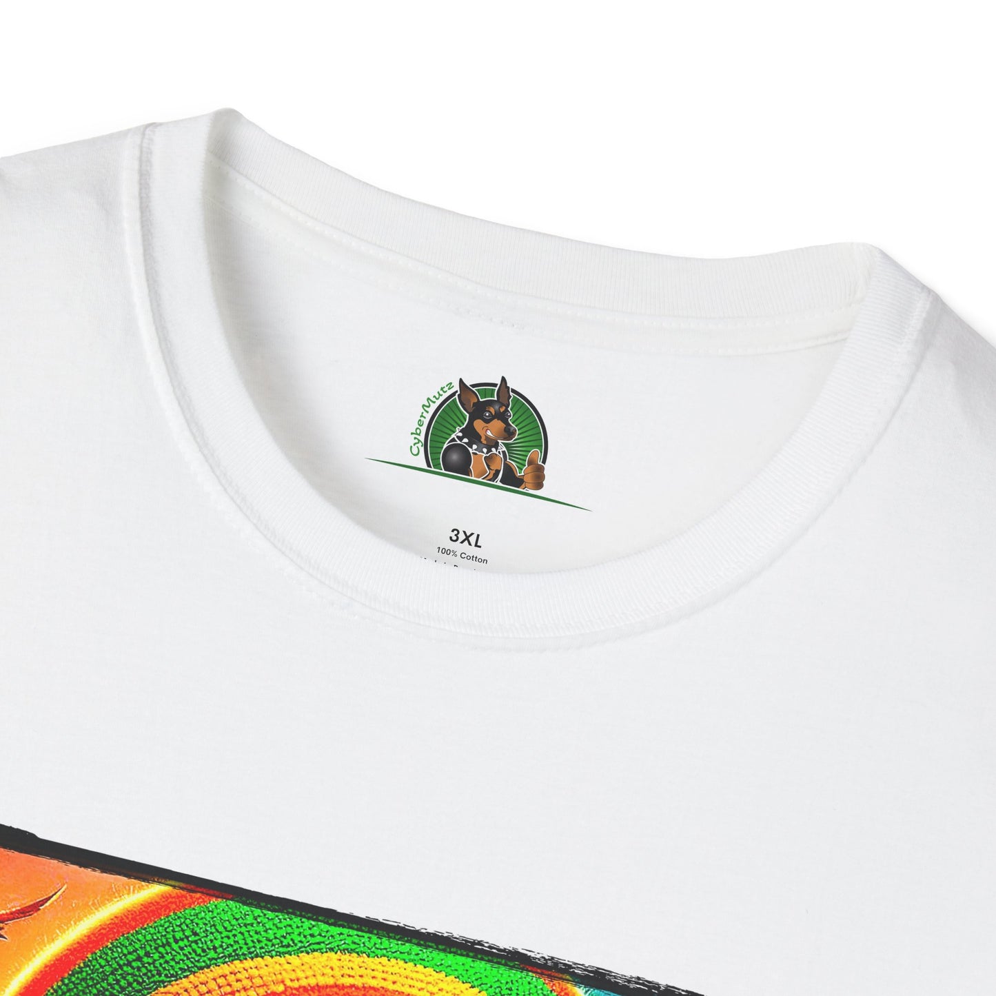 Basset Hound Playing Guitar T-Shirt Printify