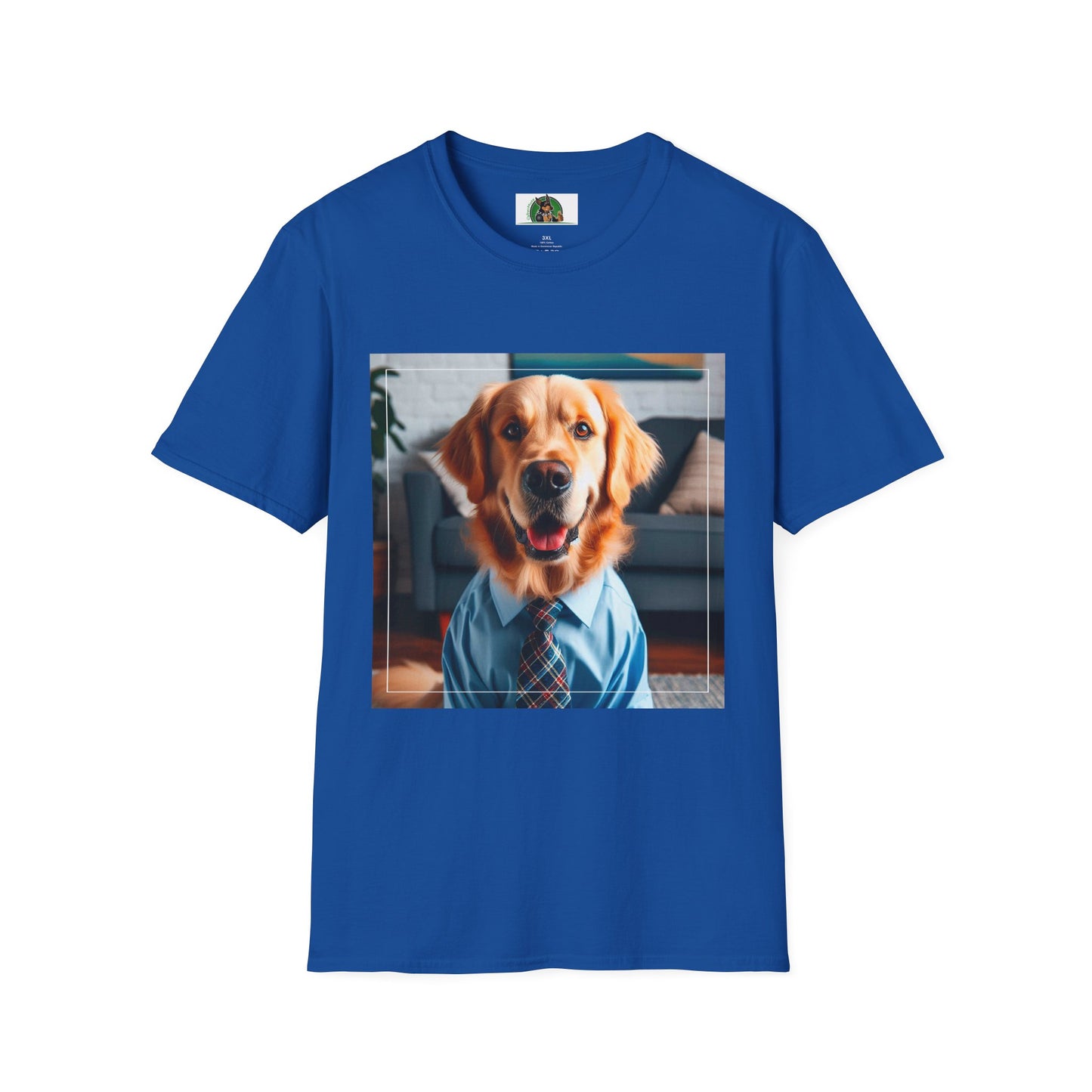 Golden Retriever working professional shirt T-Shirt Printify XS Royal