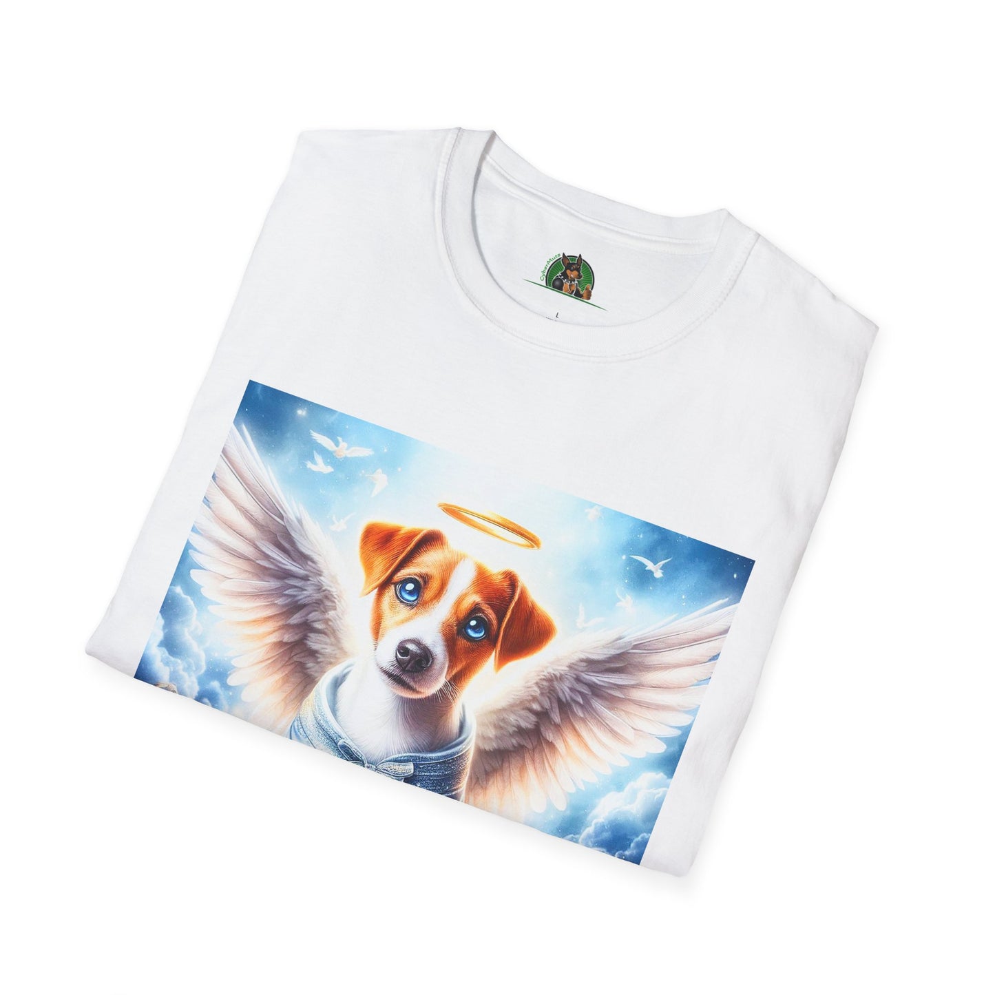 Jack Russell Pajama Puppy Angel T-Shirt Printify