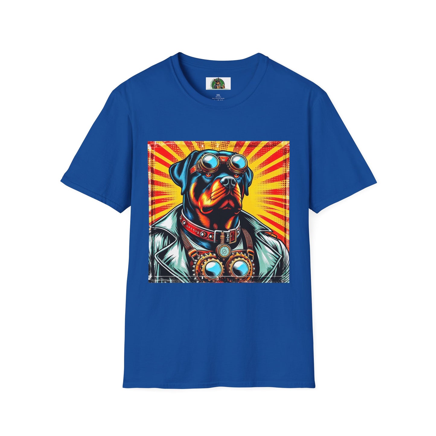 Rottweiler tough steam punk T-Shirt Printify XS Royal