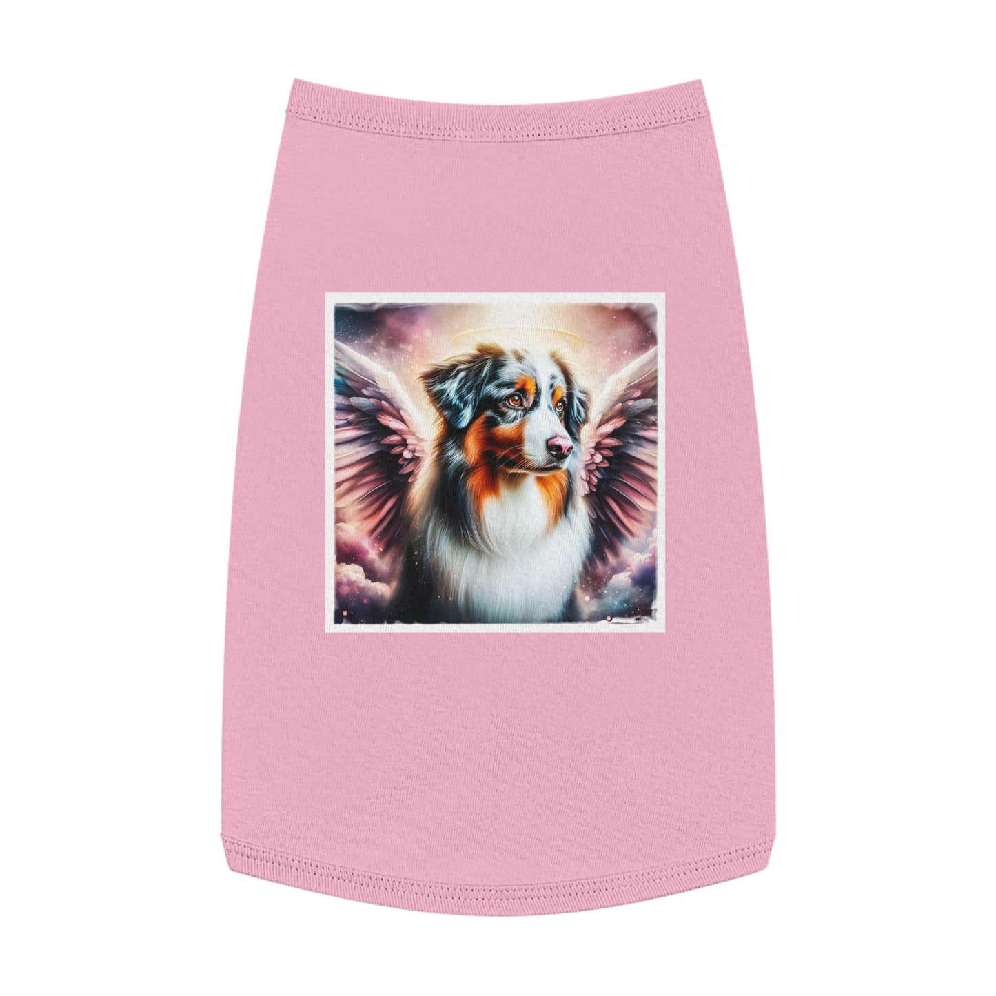 Pet Tank Top Australian Shepherd Pets Printify L Pink