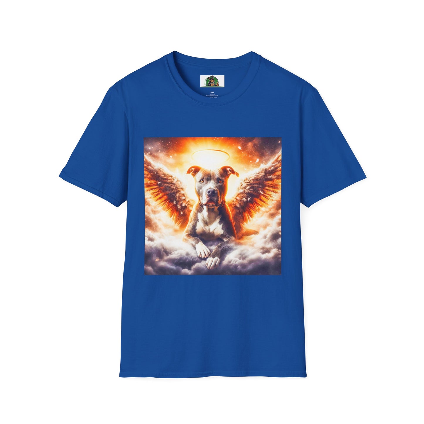 Pit Bull Angel shirt T-Shirt Printify XS Royal