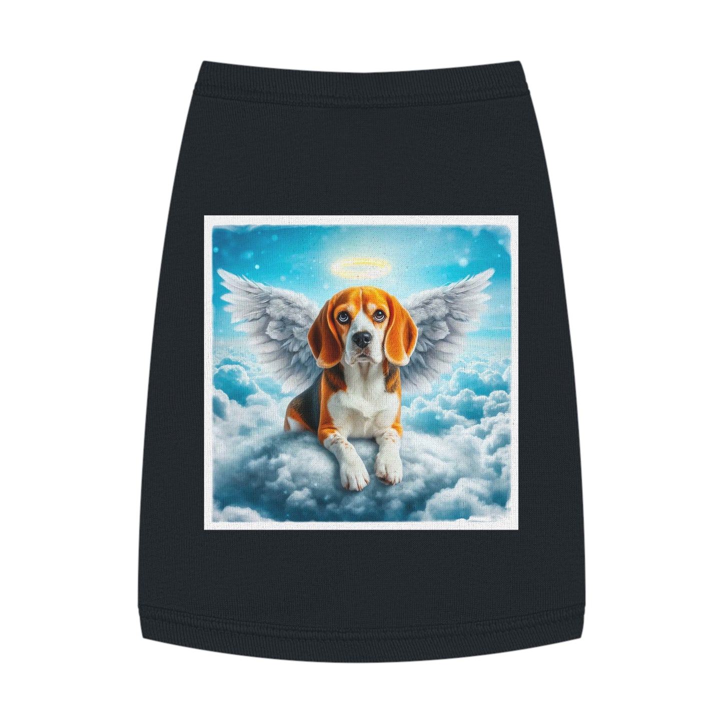 Pet Tank Top Beagle Angel Pets Printify