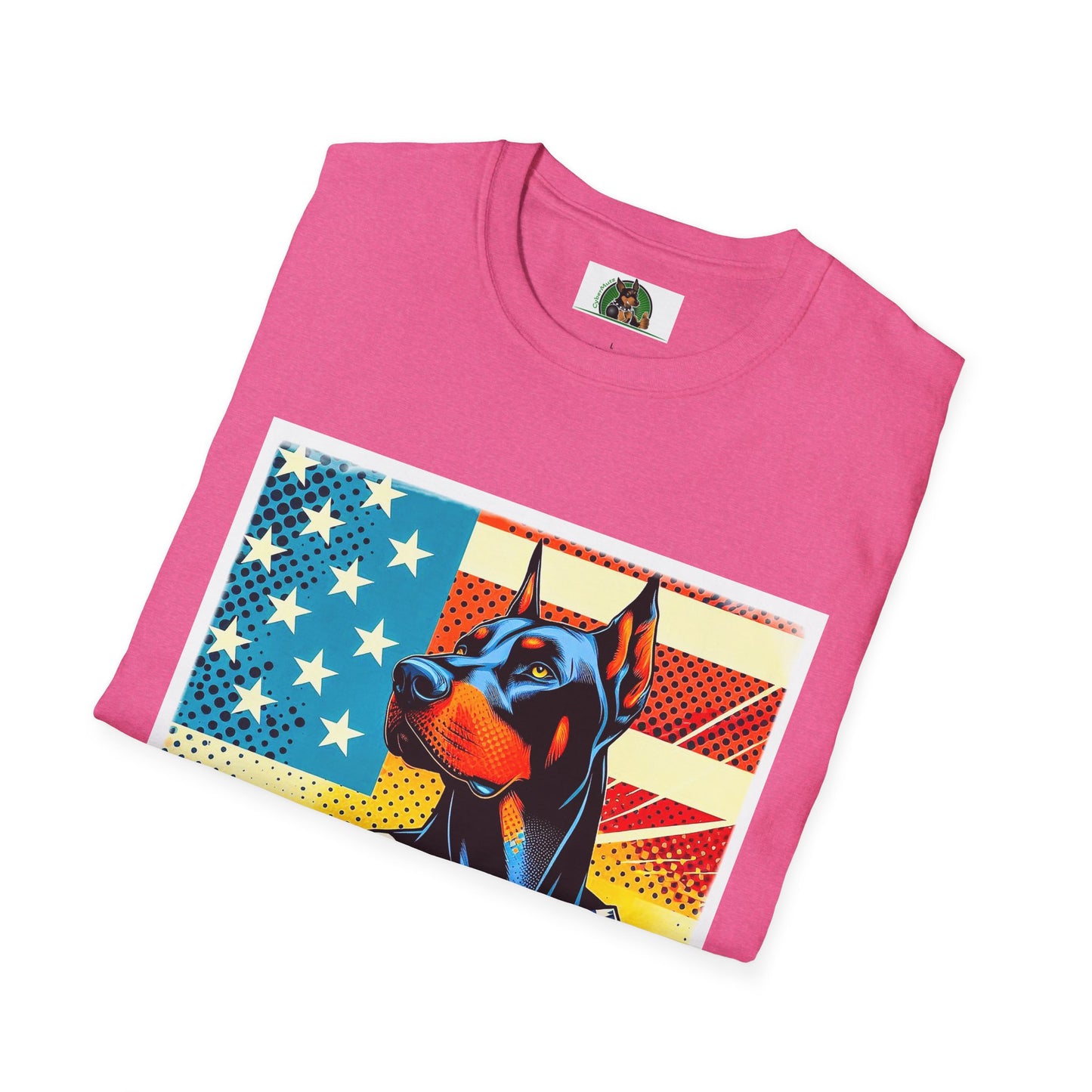 Doberman American war hero t shirt