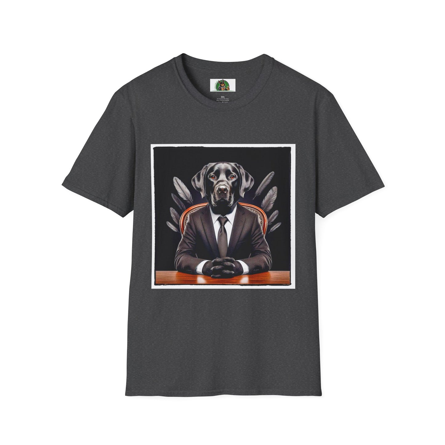 Labrador Retriever T-Shirt Printify XS Dark Heather
