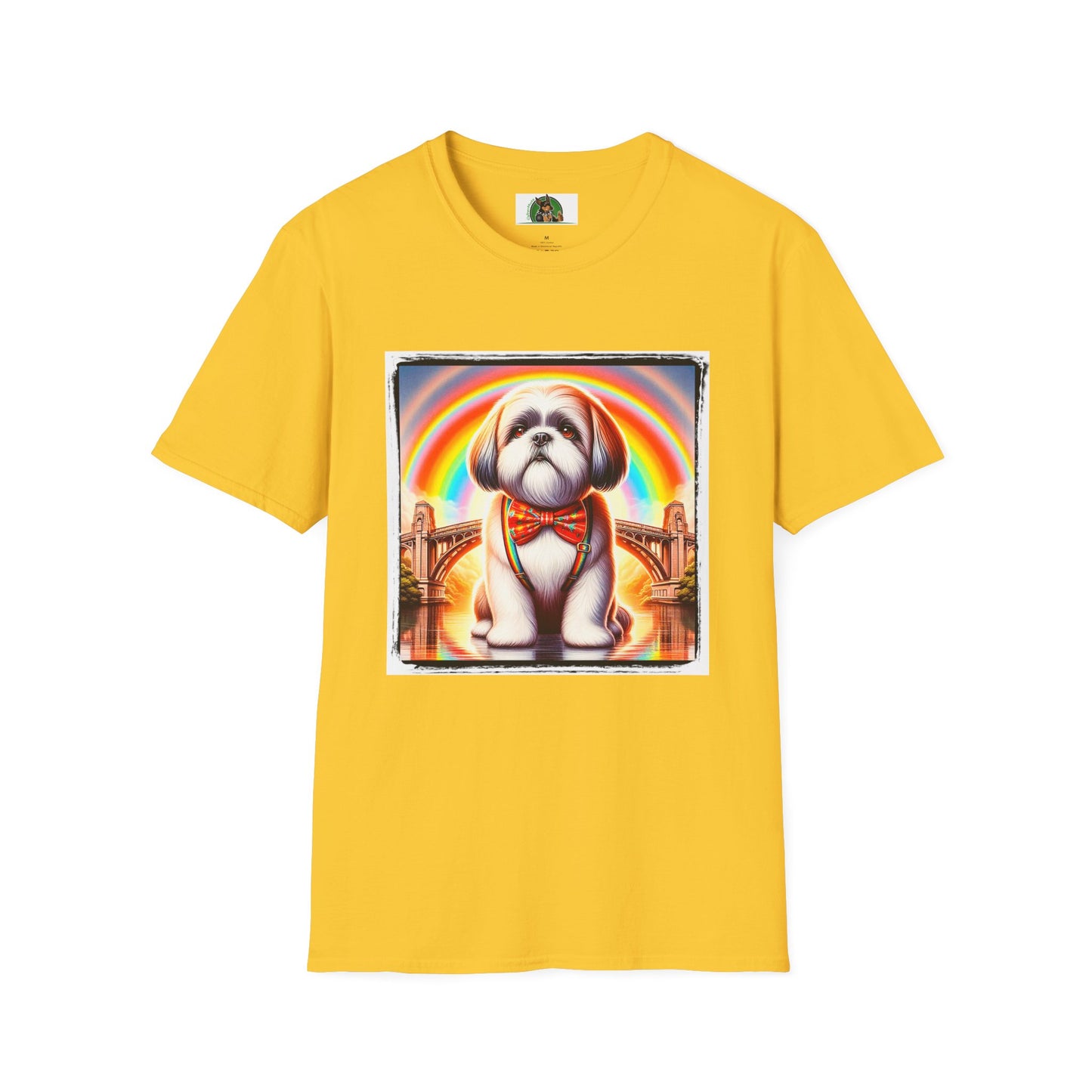 Shih Tzu rainbow shirt. T-Shirt Printify S Daisy