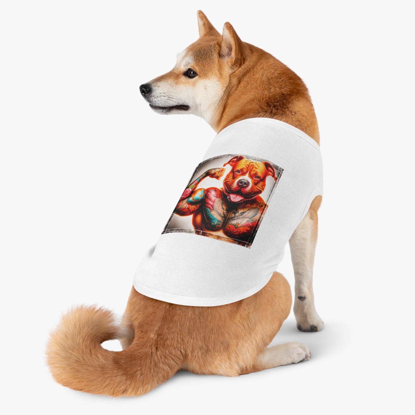 Pet Tank Top Pit Bull arm muscles