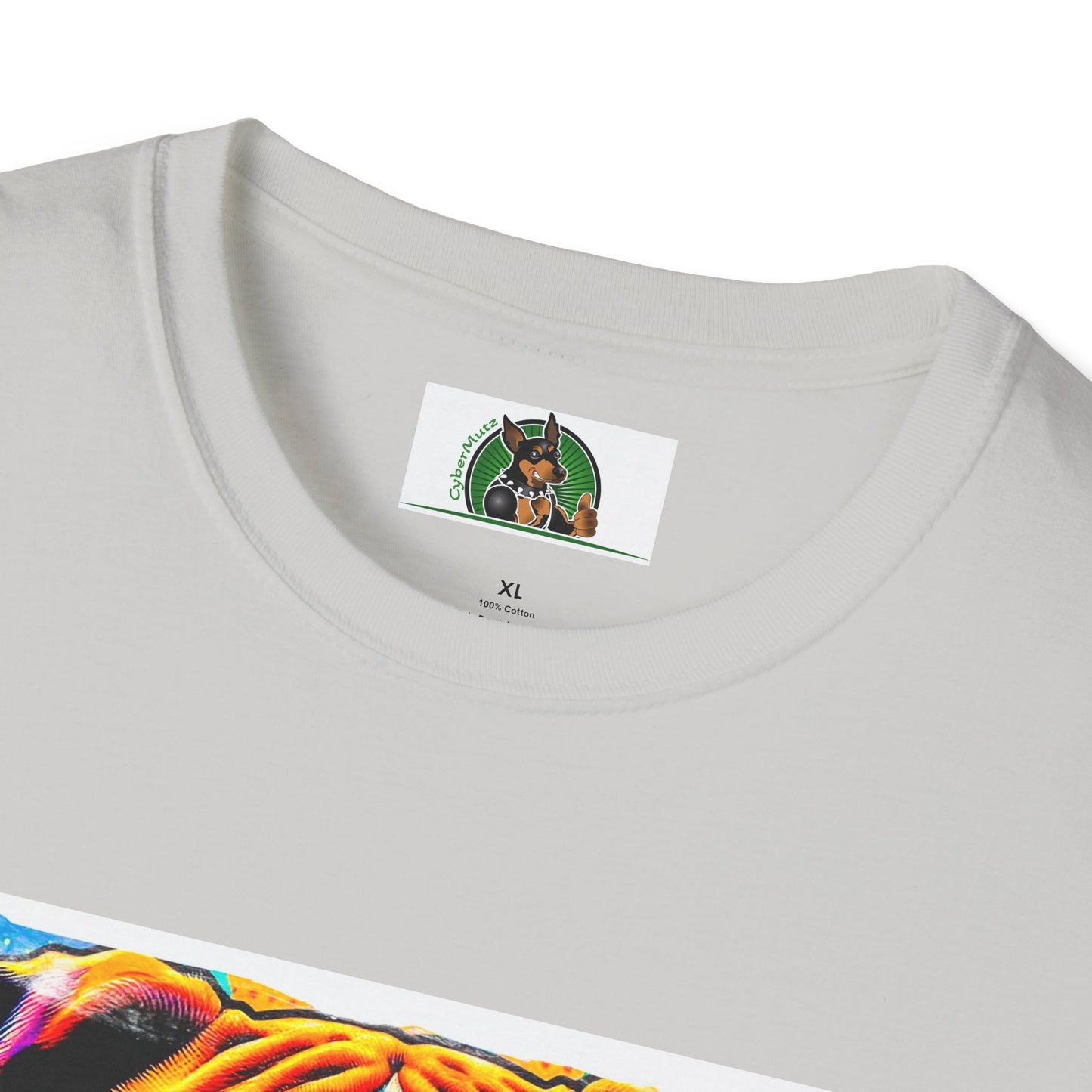 Boxer Pop Art Dog Wearing Glasses T-Shirt T-Shirt Printify