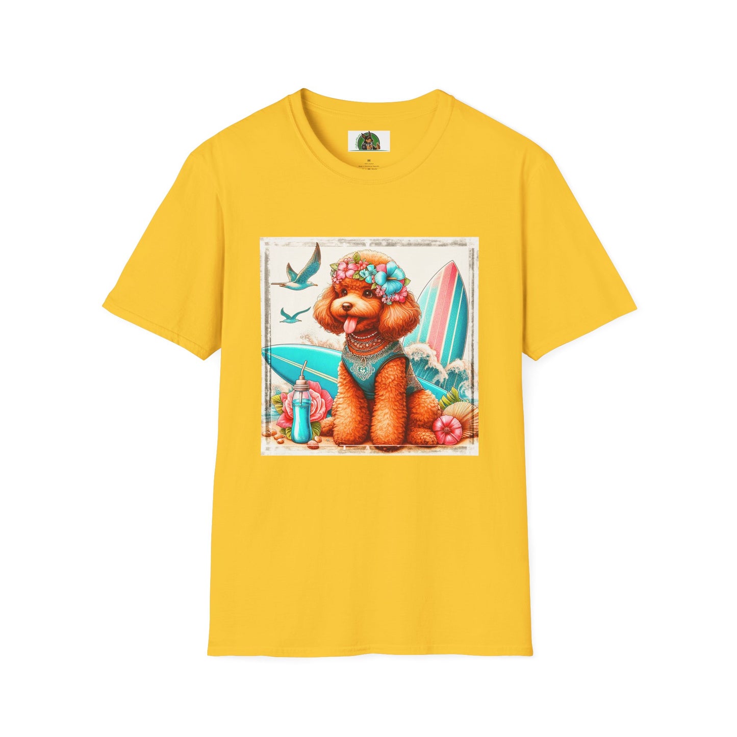 Poodle beach surfer babe t shirt T-Shirt Printify S Daisy