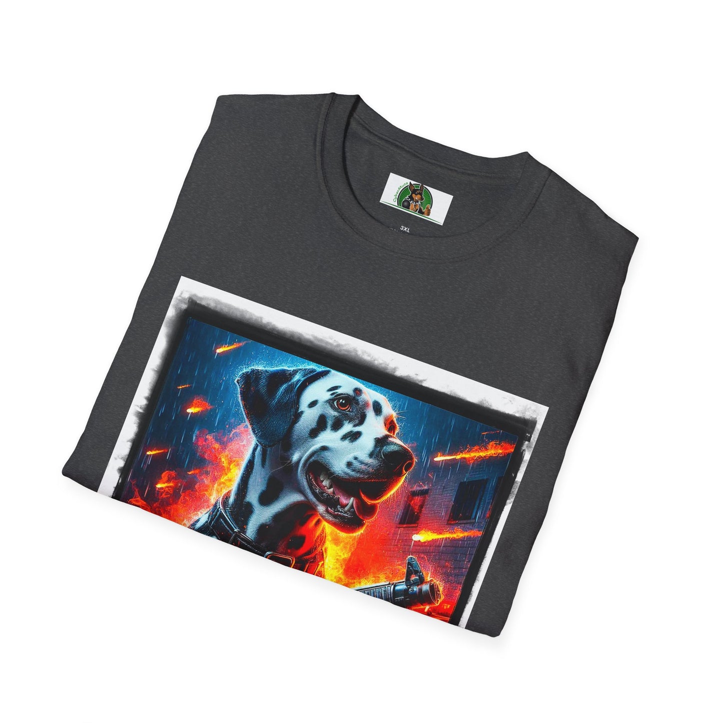 Dalmatian war hero t shirt T-Shirt Printify