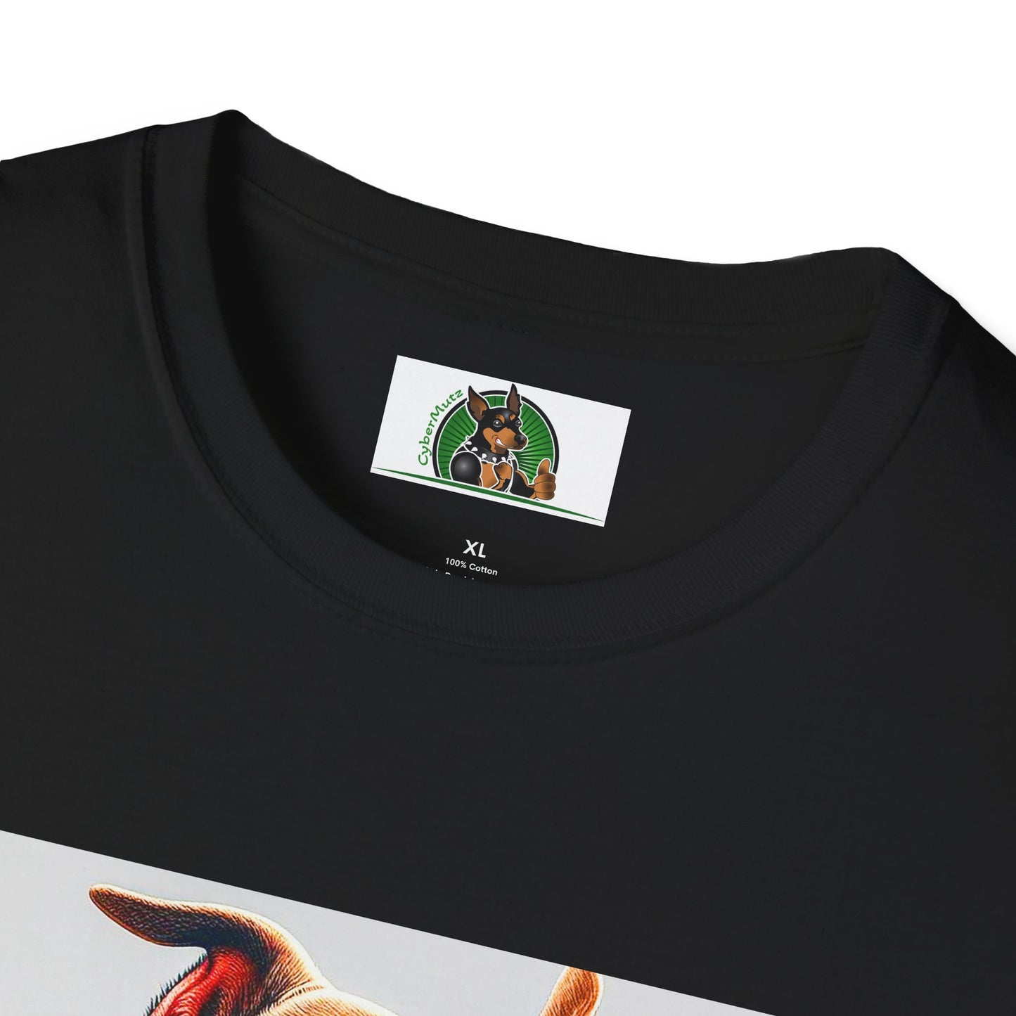 Pit Bull men in black shirt T-Shirt Printify