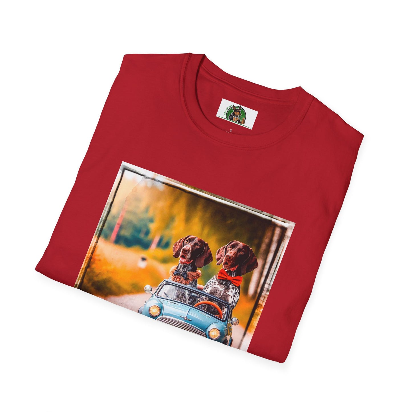 Wacky German Shorthaired Pointer happy friends t shirt
