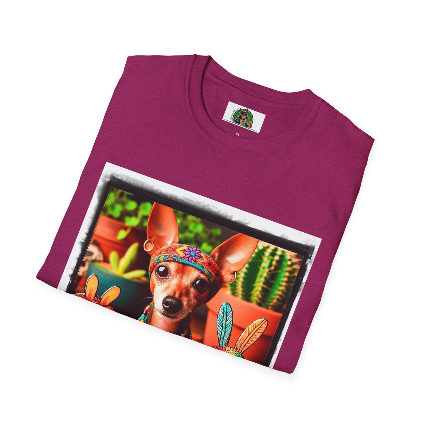 Min Pin T-Shirt 70s hippie