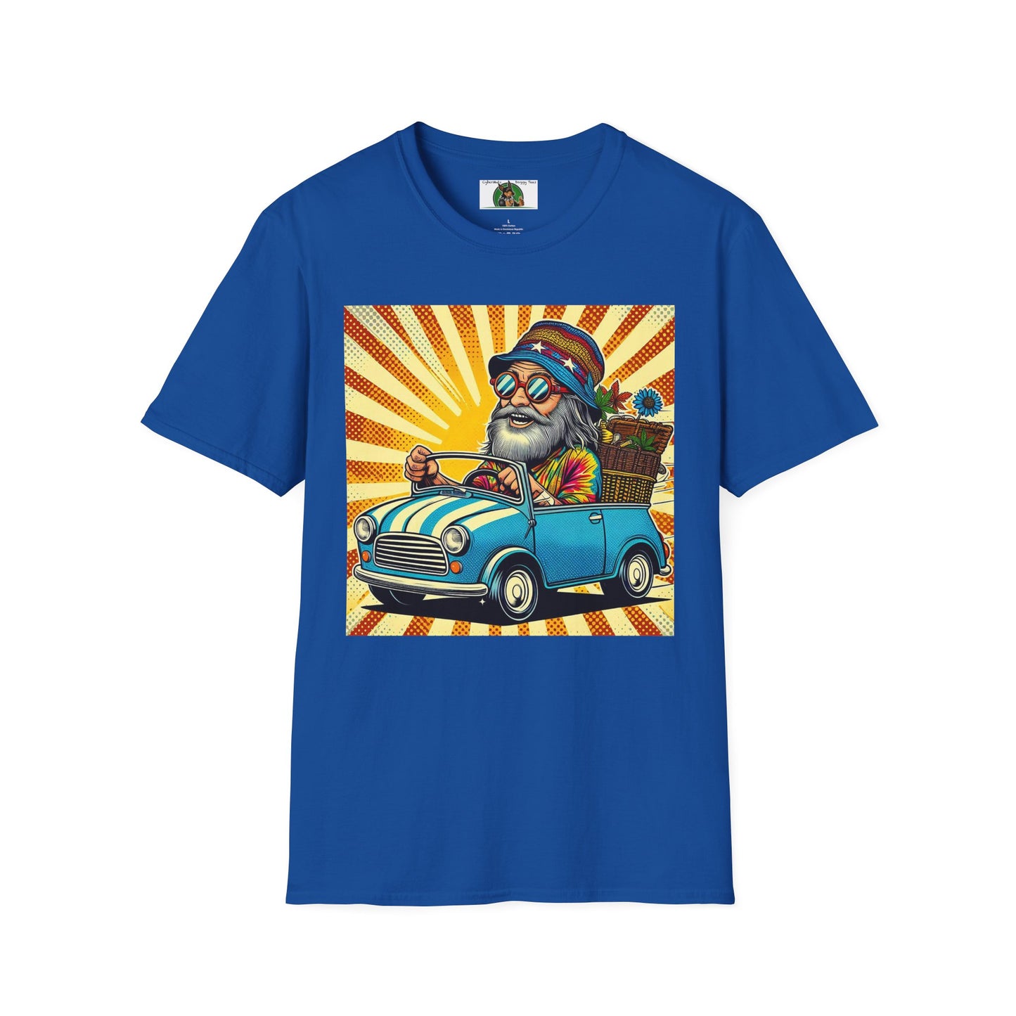 Wacky Retired Dude T-Shirt Printify Royal S