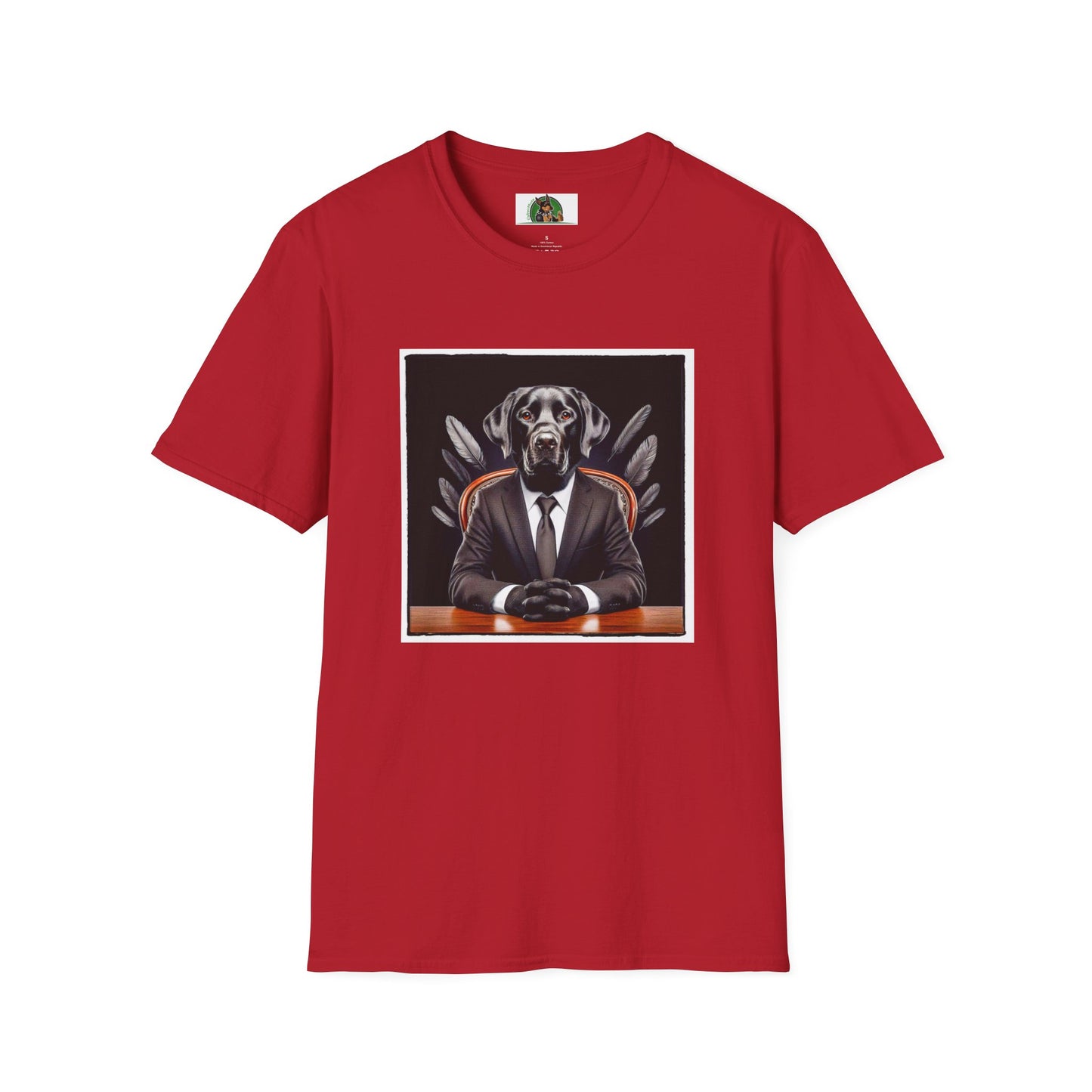 Labrador Retriever T-Shirt Printify S Cherry Red