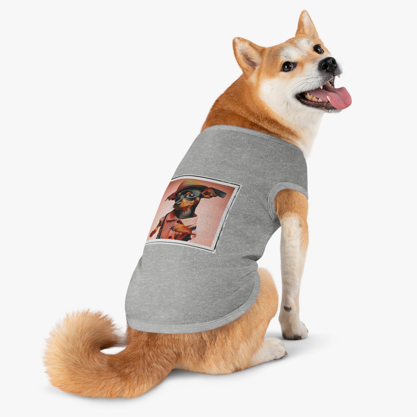 Dog Tank Top - Min Pin Tank Tops Pets Printify