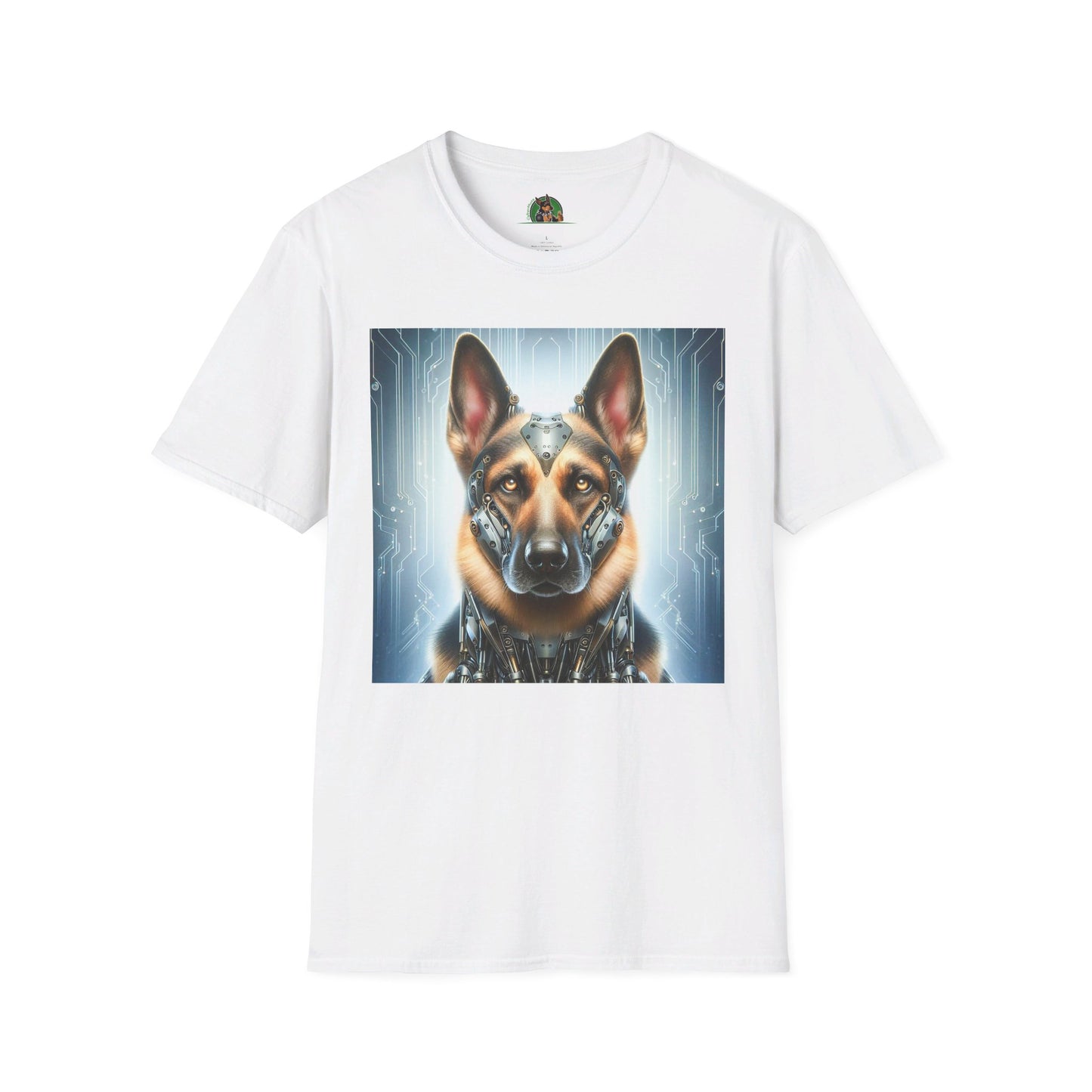 German Shepherd T-Shirt Printify White S