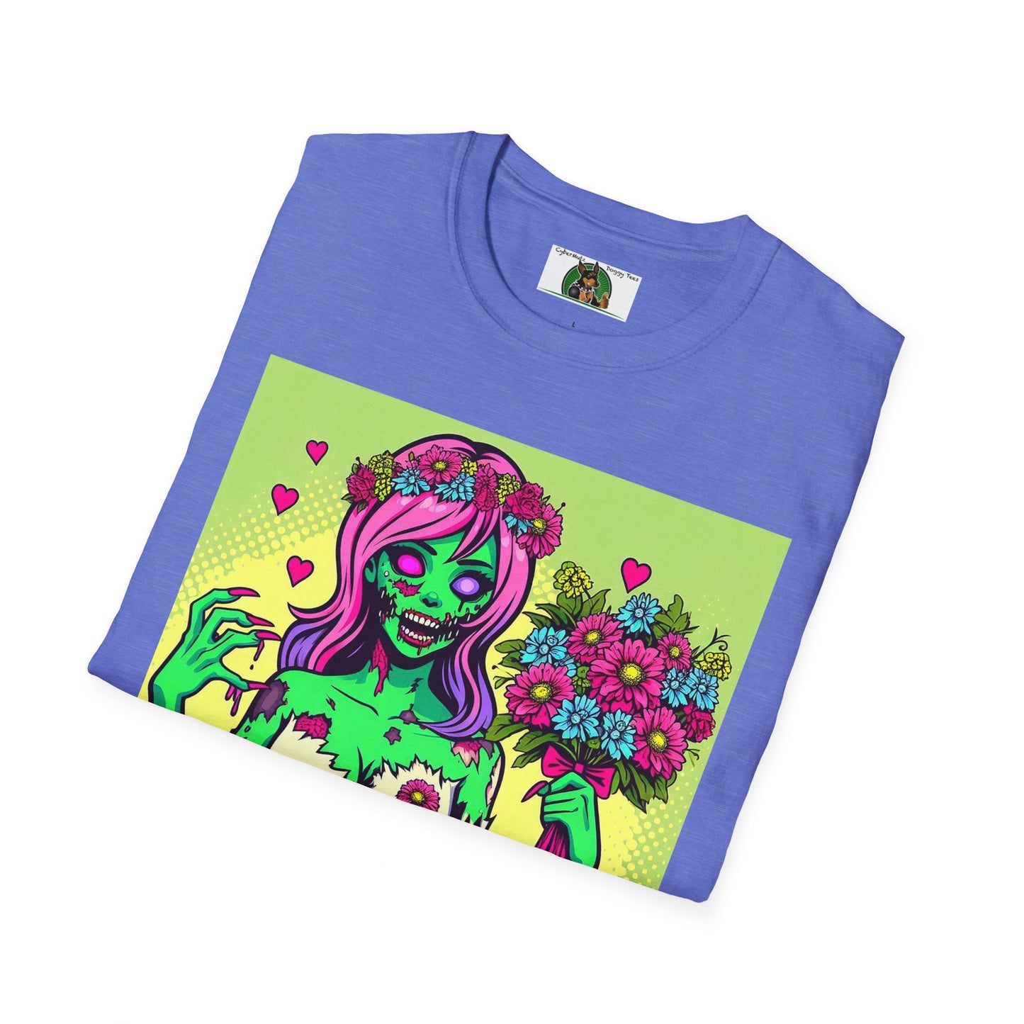 Wacky Zombie Girl T-Shirt Printify