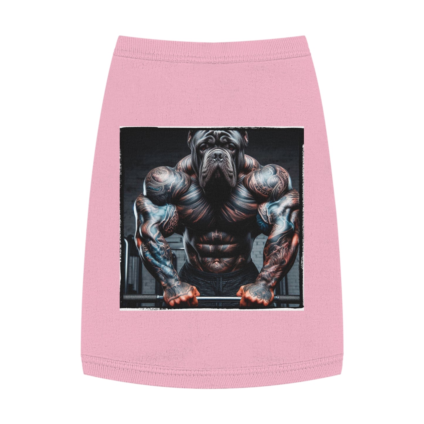 Pet Tank Top Cane Corso Super Buffed Pets Printify M Pink