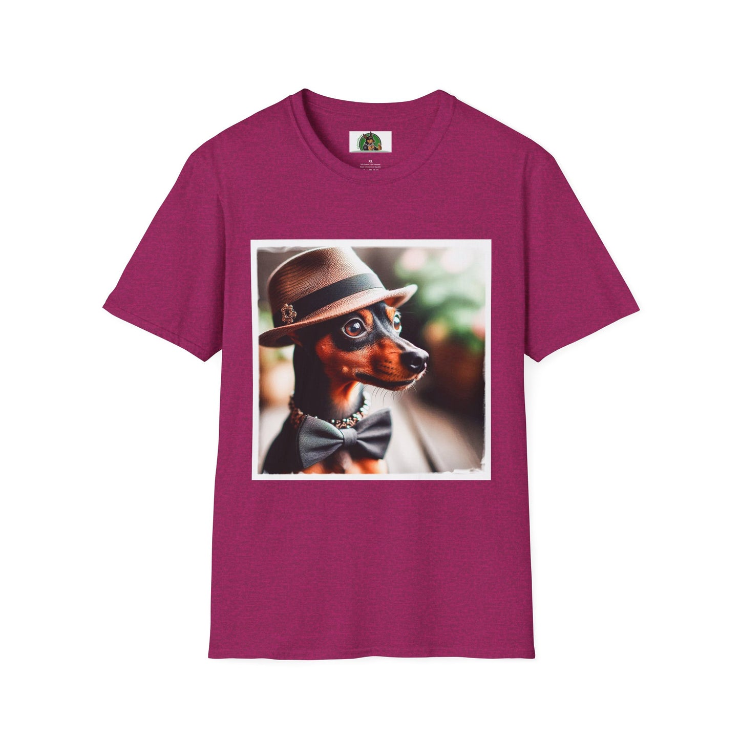 Min Pin T-Shirt handsome fellow T-Shirt Printify S Antique Heliconia