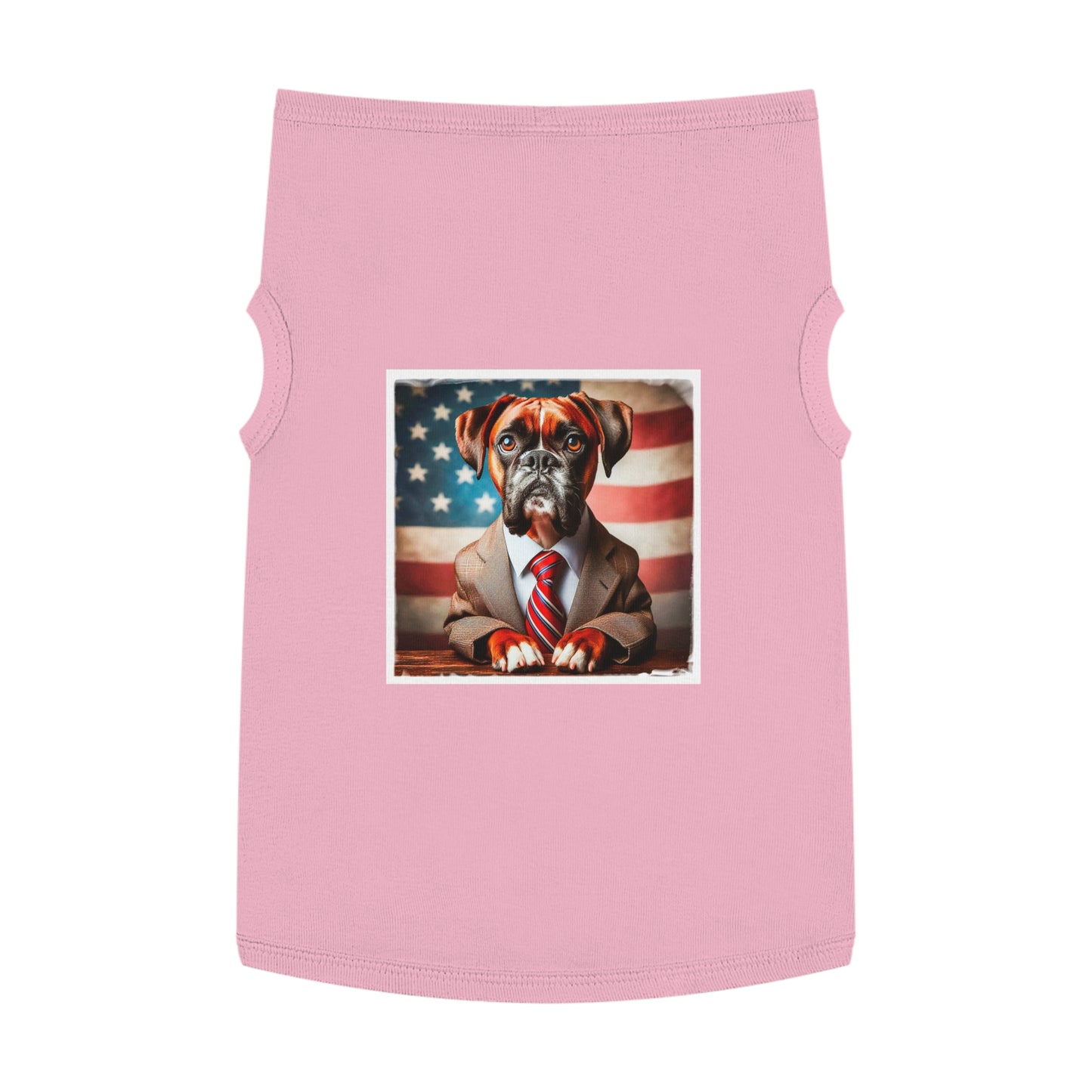 Pet Tank Top Boxer Pets Printify XL Pink