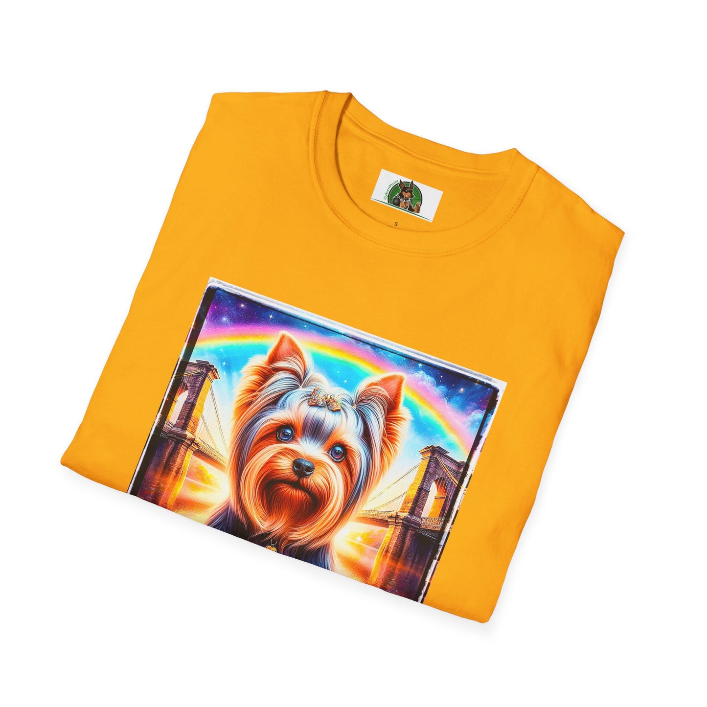 Yorkie rainbow bridge shirt