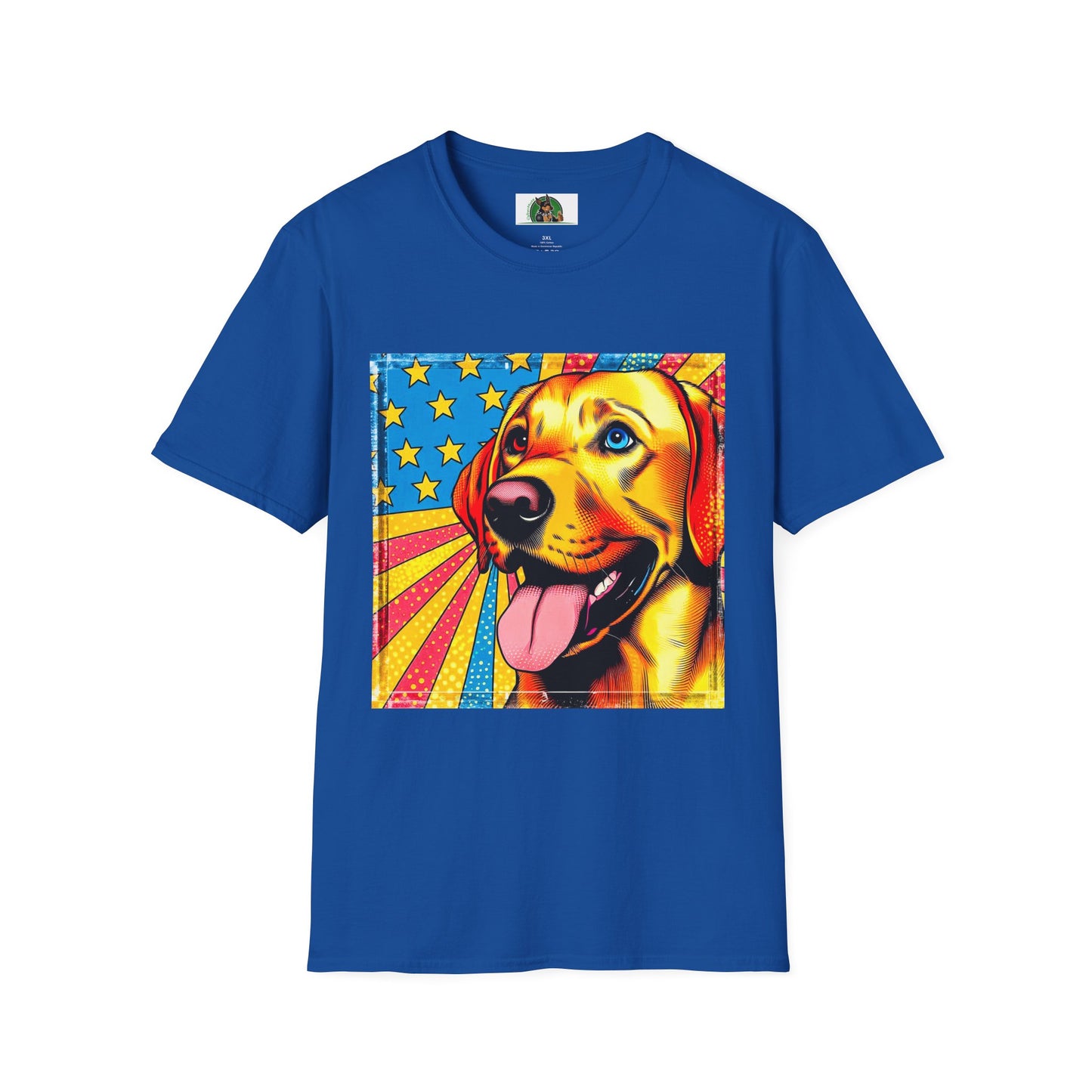 Labrador Retriever American flag shirt T-Shirt Printify XS Royal