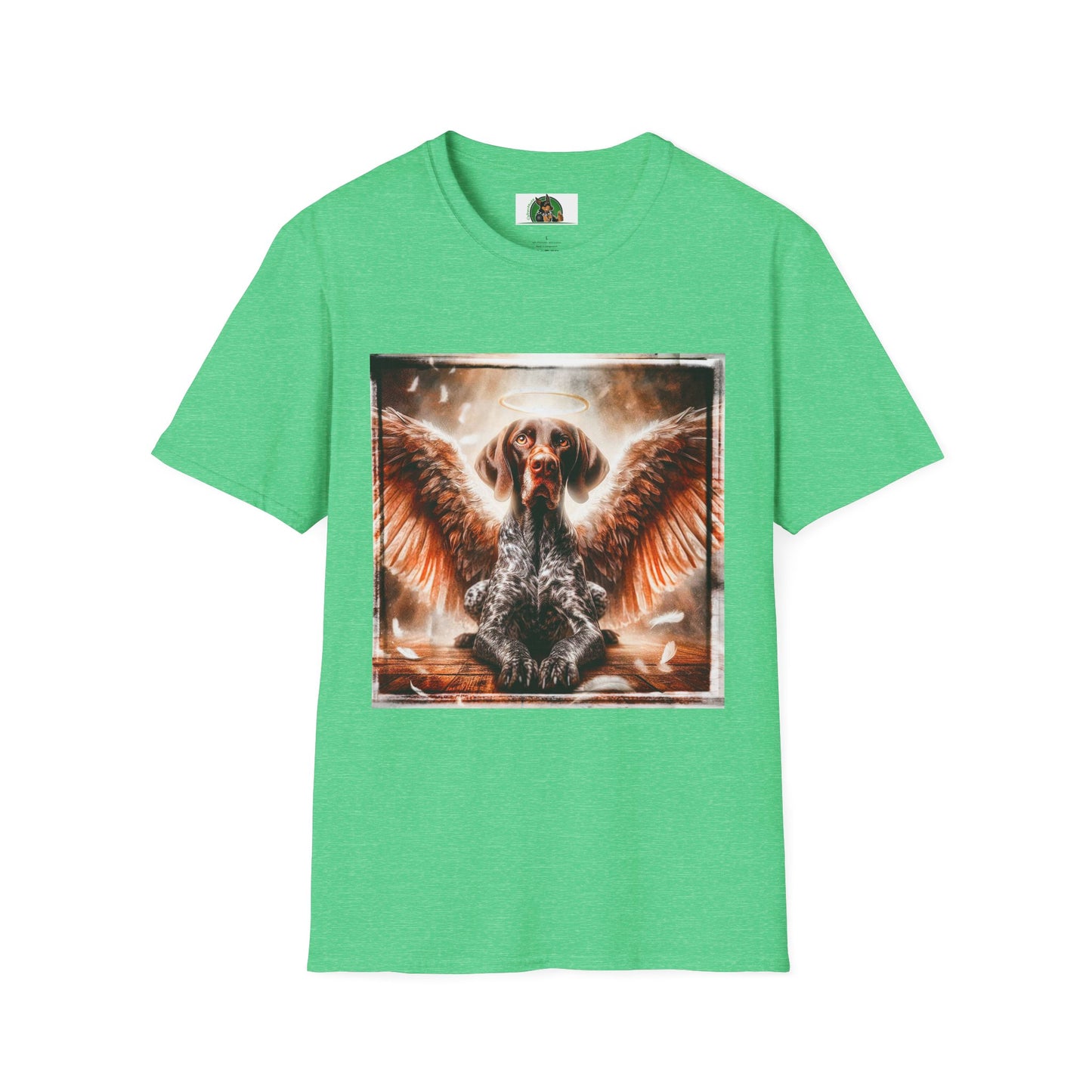 Dog Lover T-Shirt - German Shorthaired Pointer T-Shirt Printify S Heather Irish Green
