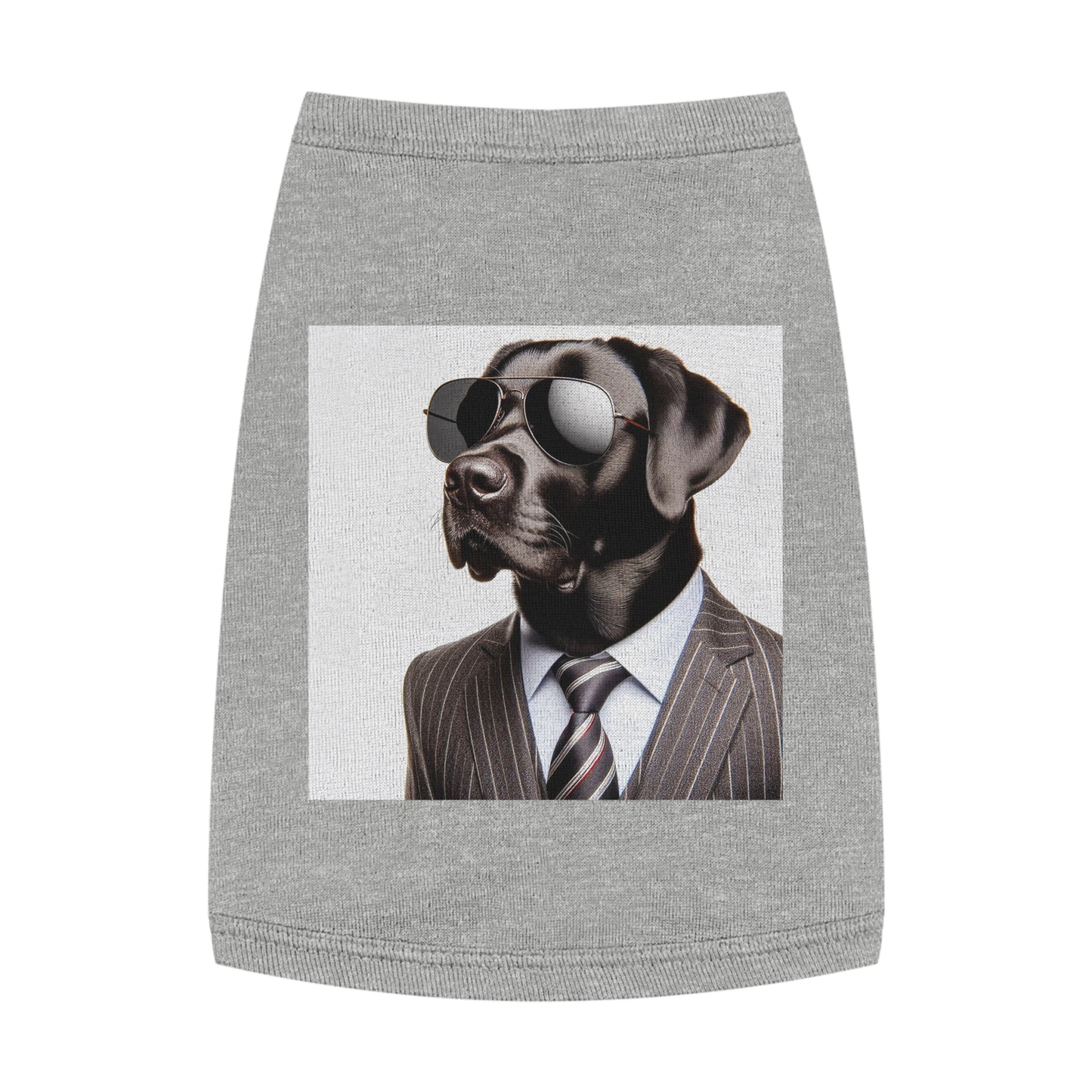 Labrador Retriever serious professional shirt Pets Printify M Heather