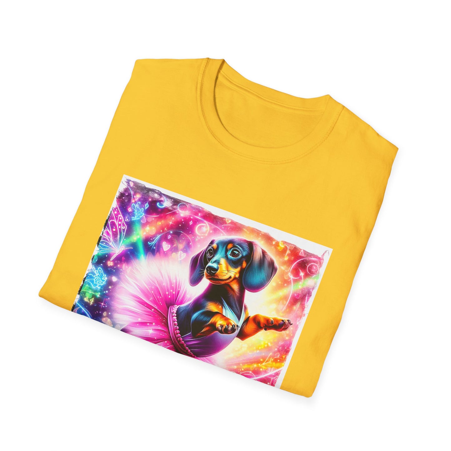 Dachshund pretty ballerina t shirt