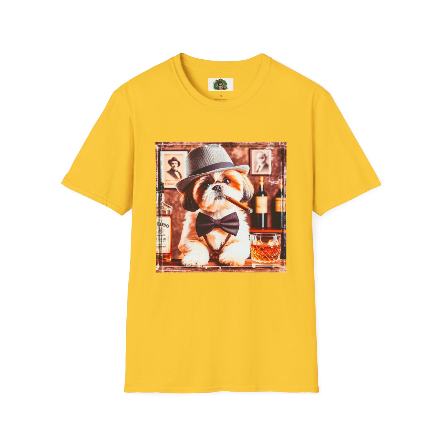 Shih Tzu cigars shirt T-Shirt Printify S Daisy