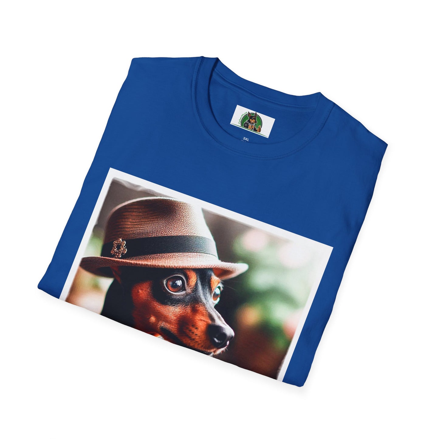 Min Pin T-Shirt handsome fellow T-Shirt Printify