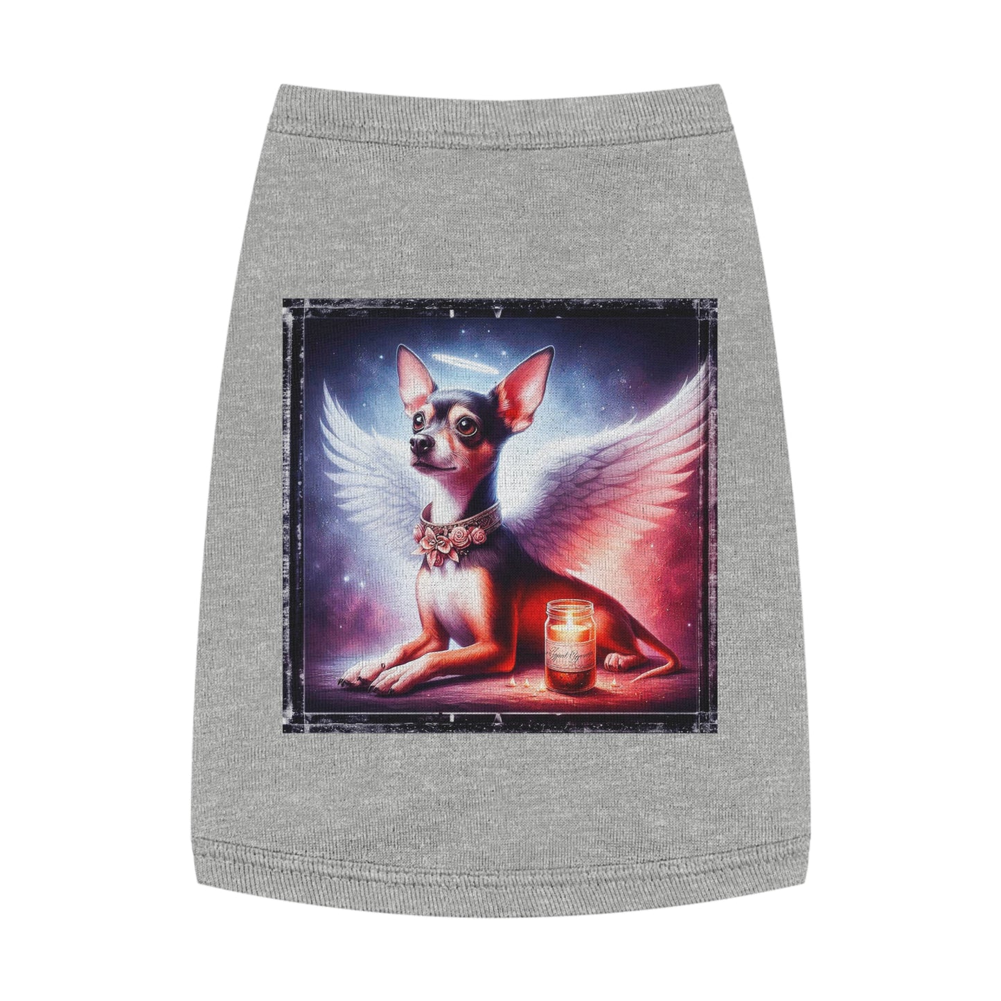 Pet Tank Top Rat Terrier Angel Pets Printify M Heather