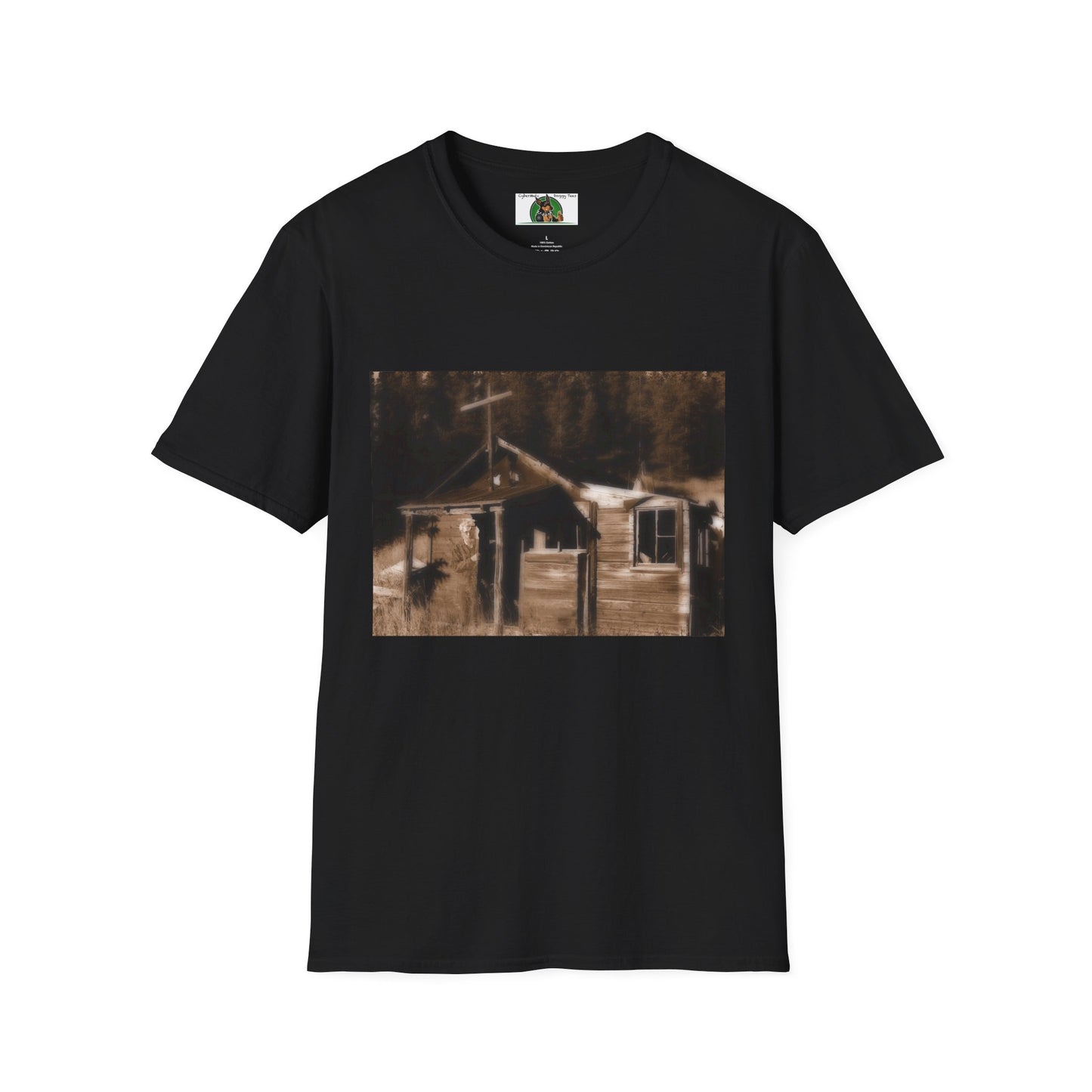 Mis·cel·la·ne·ous Ghost T-Shirt Printify S Black