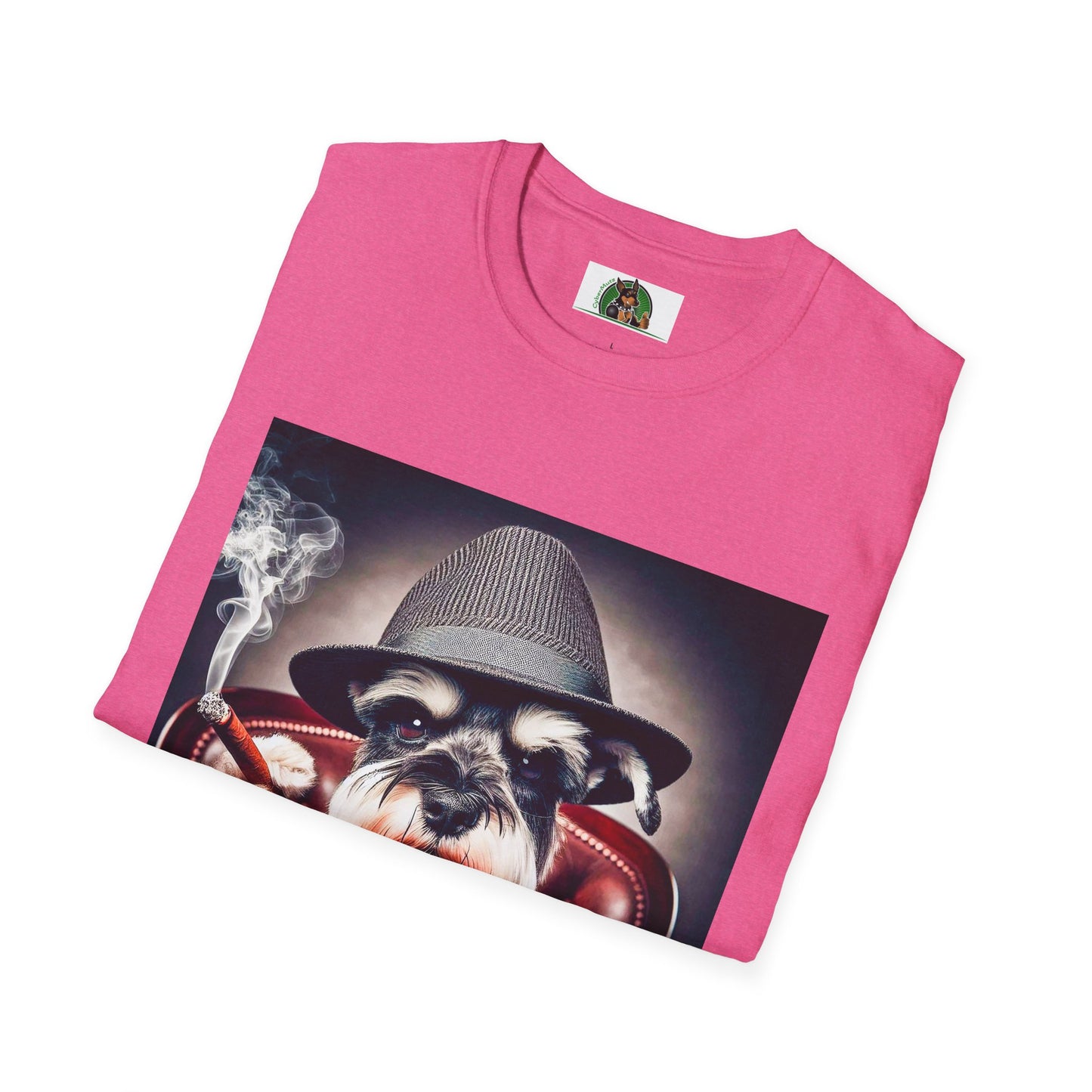 Miniature Schnauzer cigars and smoke shirt