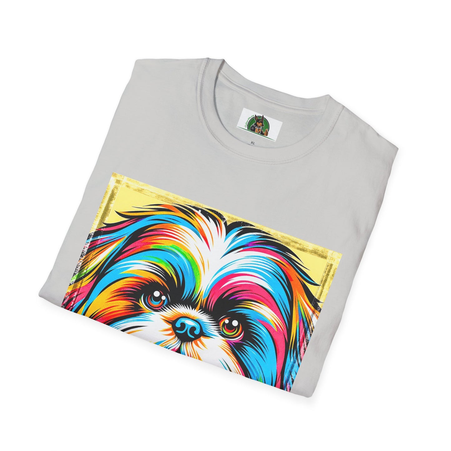 Shih Tzu colorful puppy shirt