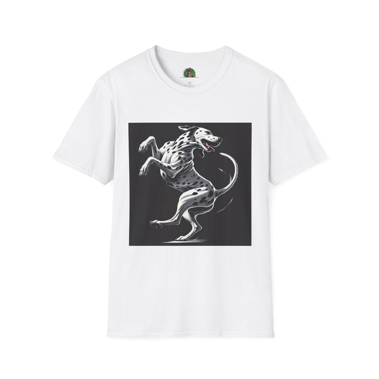 Dancing Dalmation Dog T-Shirt T-Shirt Printify XS White
