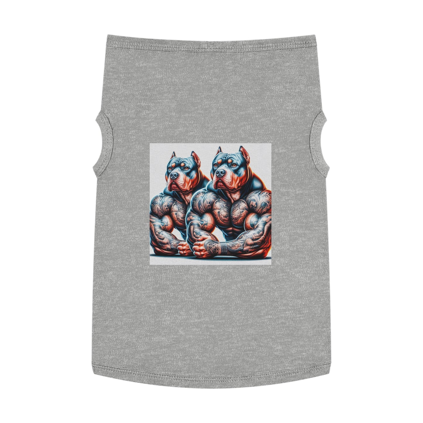 Pet Tank Top Pit Bull gym rat friends Pets Printify XL Heather